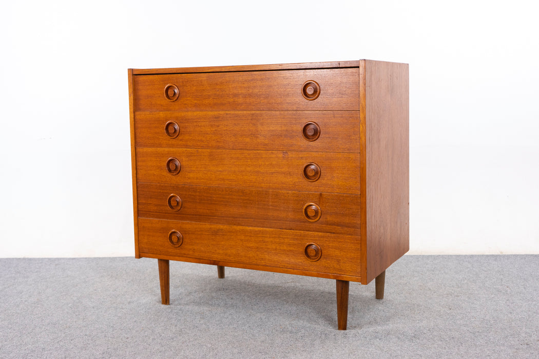 Danish Mid Century Teak Dresser- (327-014)