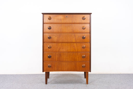 Danish Mid Century Teak Dresser - (327-041)