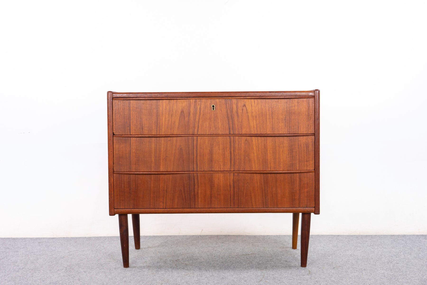 Danish Mid Century Teak Dresser - (327-050)