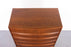 Danish Modern Teak Bow Front Dresser - (327-073)