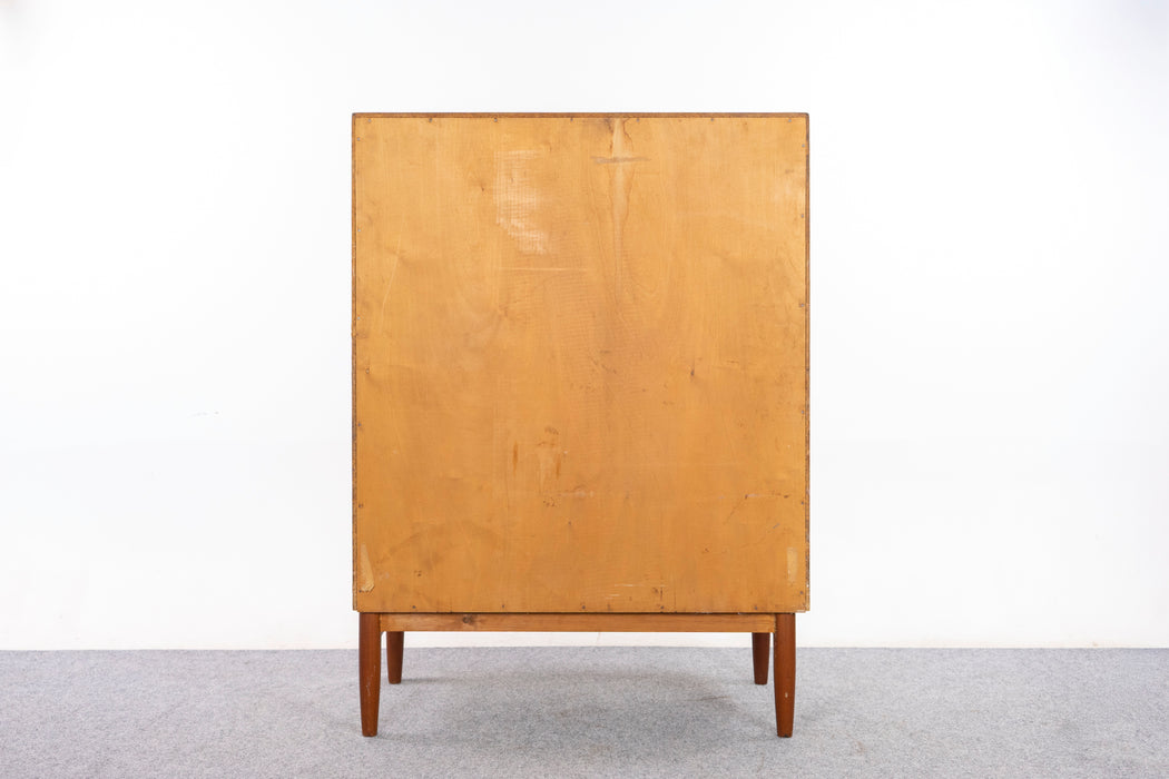 Danish Modern Teak Bow Front Dresser - (327-073)