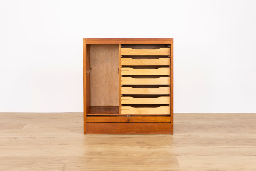 Danish Modern Teak File Cabinet - (327-104)
