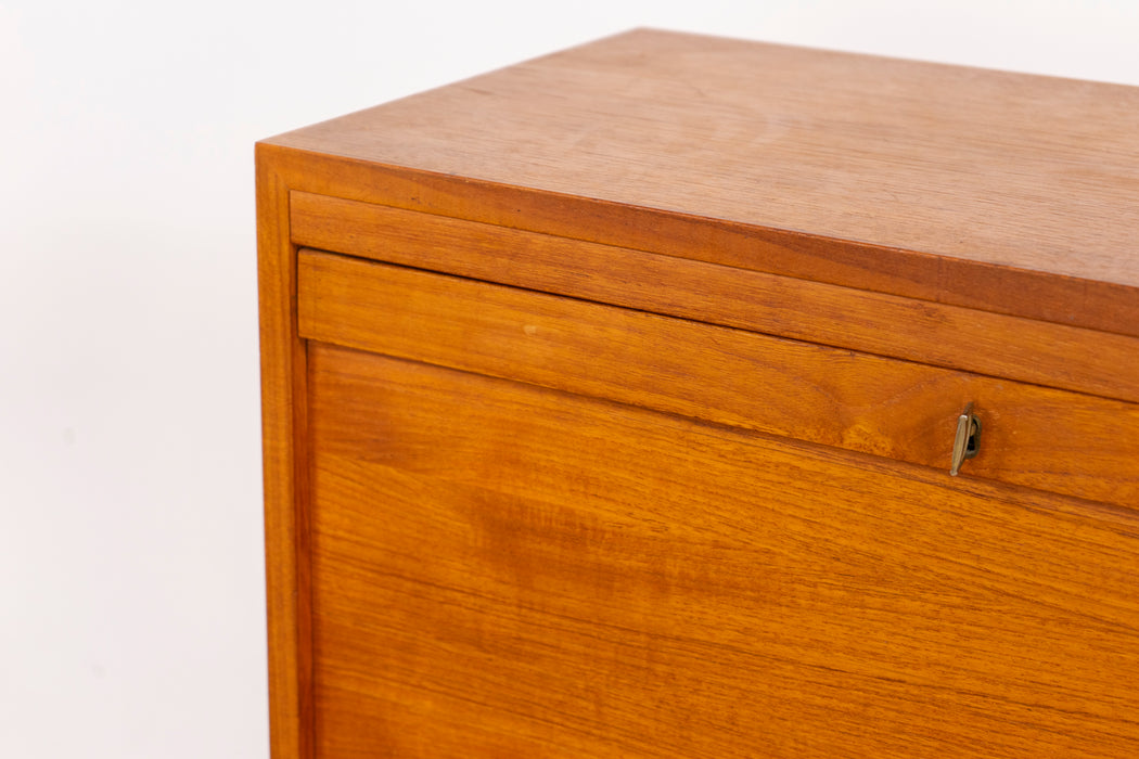 Danish Modern Teak File Cabinet - (327-104)