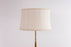 Mid-Century Modern Teak & Metal Floor Lamp - (D1616)