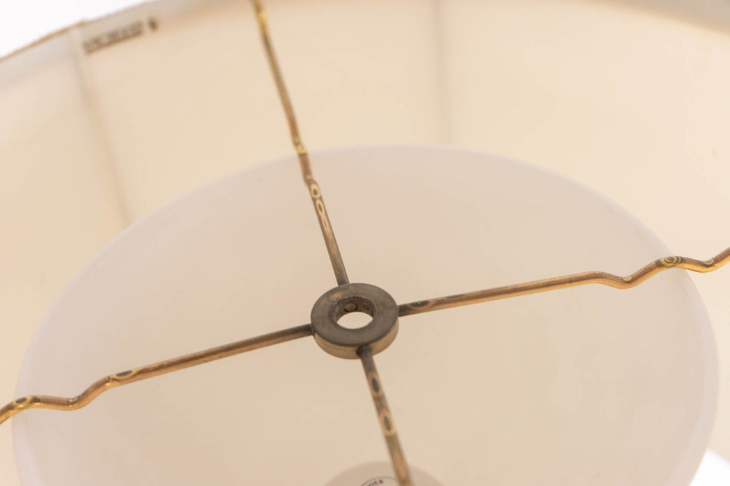 Mid-Century Modern Teak & Metal Floor Lamp - (D1616)