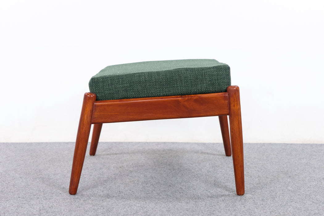 Danish Modern Teak Footstool - (D1393)