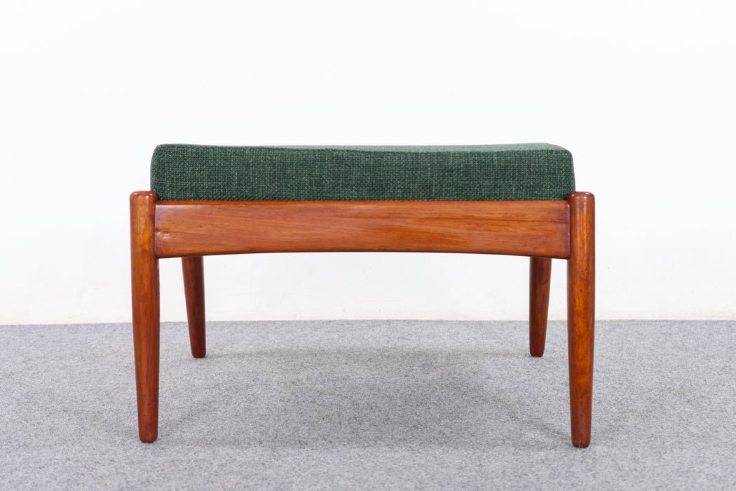 Danish Modern Teak Footstool - (D1393)