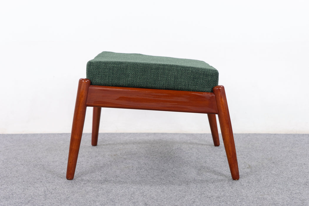 Danish Modern Teak Footstool - (D1393)