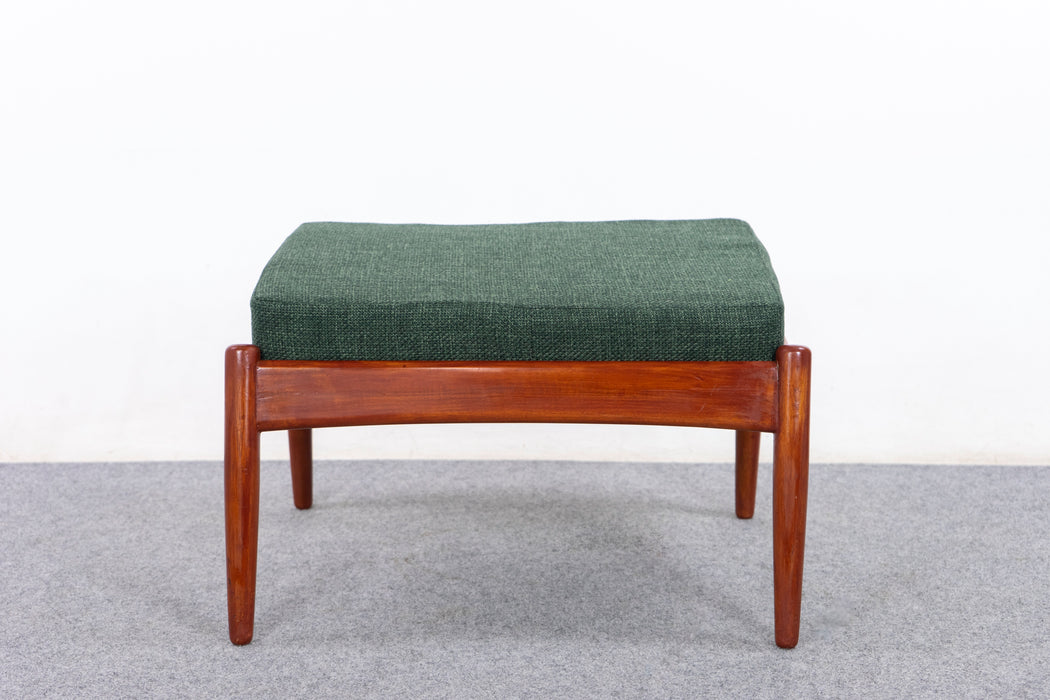 Danish Modern Teak Footstool - (D1393)