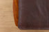 Danish Mid Century Teak & Leather Footstool - (D1596)