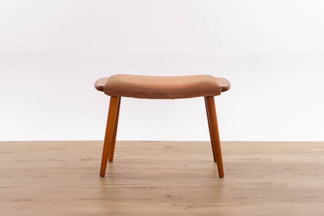 Danish Modern Teak Footstool - (D1628)