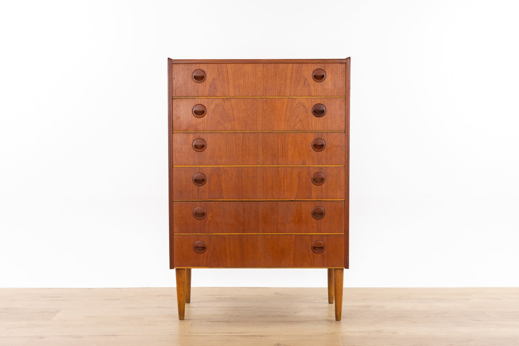 Danish Modern Teak Dresser - (327-005)