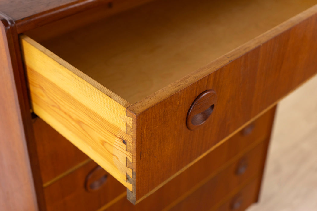 Danish Modern Teak Dresser - (327-005)