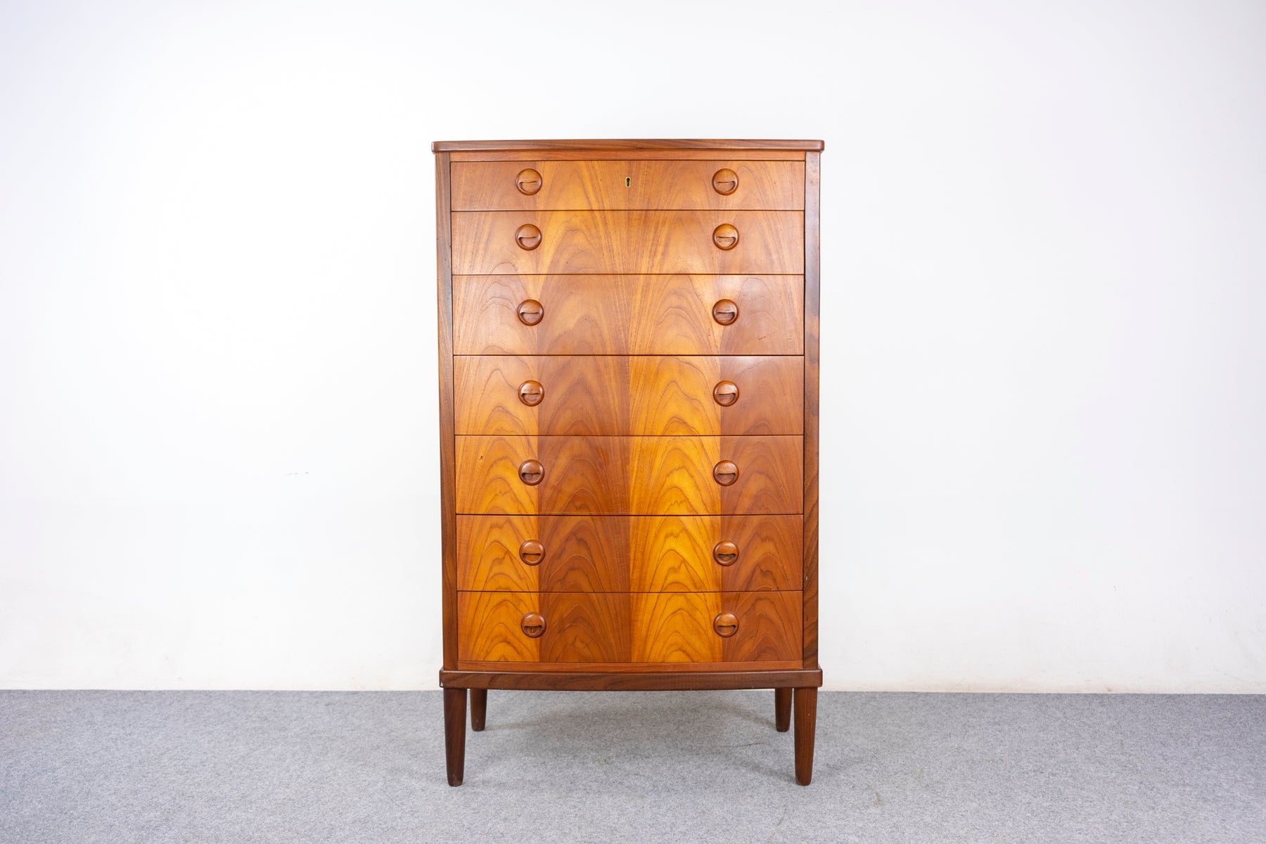 Danish Mid Century Teak Dresser - (327-039)