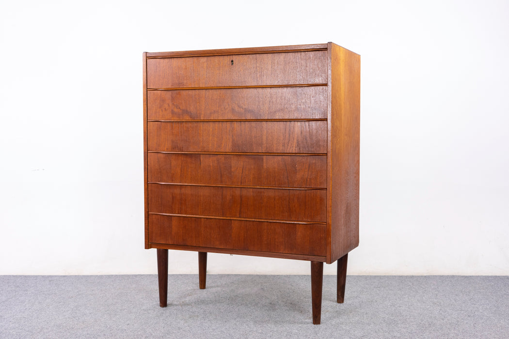 Danish Modern Teak Dresser - (327-156)