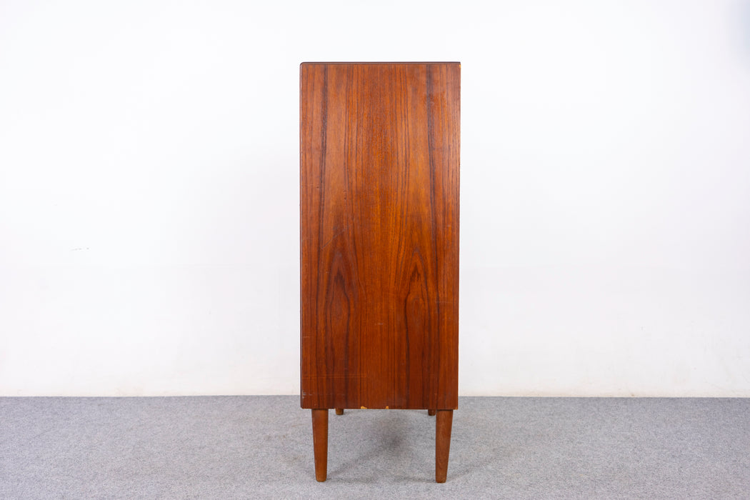 Danish Modern Teak Highboy Dresser  - (327-174)