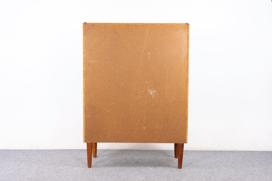 Danish Modern Teak Highboy Dresser  - (327-174)