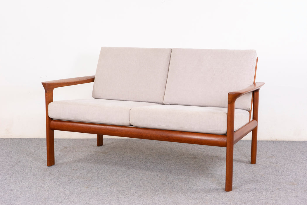 Teak Danish Loveseat - (D1446)