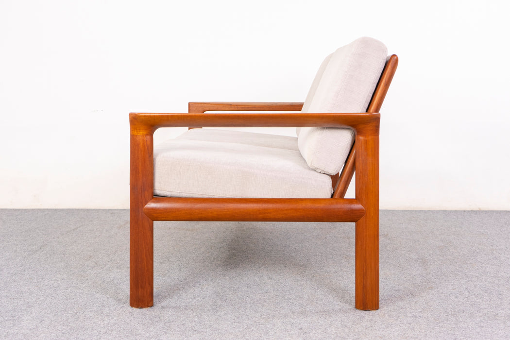 Teak Danish Loveseat - (D1446)