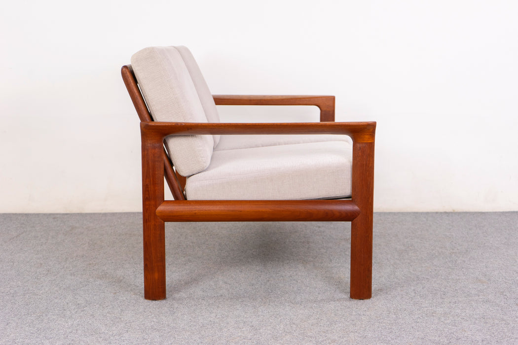 Teak Danish Loveseat - (D1446)