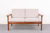 Teak Danish Loveseat - (D1446)