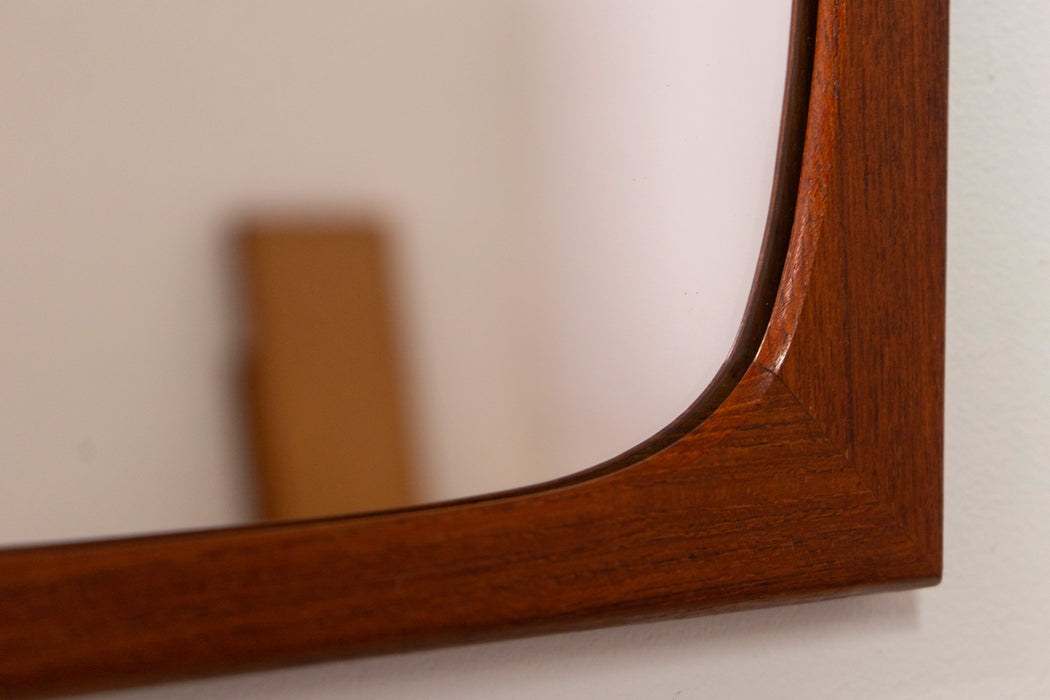 Teak Danish Mirror - (326-130)