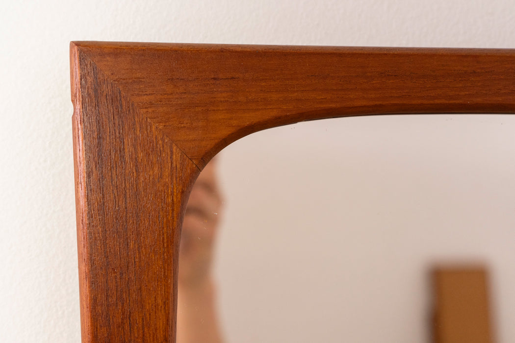 Teak Danish Mirror - (326-130)
