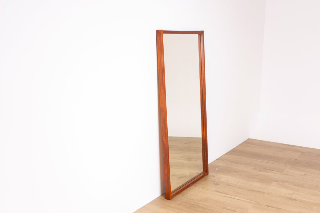 Danish Modern Teak Wall Mirror - (D1532)
