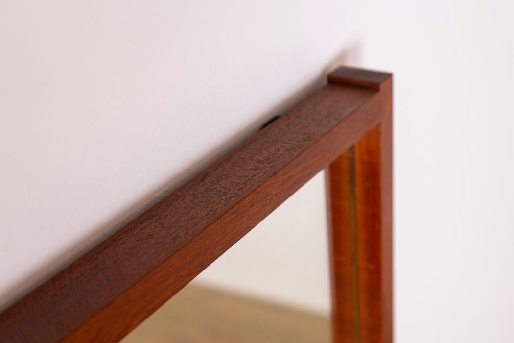 Danish Modern Teak Wall Mirror - (D1532)