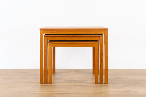 Danish Modern Teak Nesting Tables - (D1548)