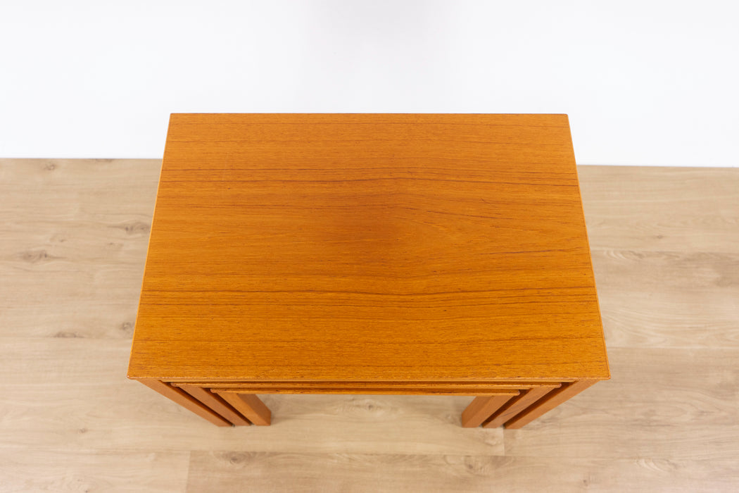 Danish Modern Teak Nesting Tables - (D1548)