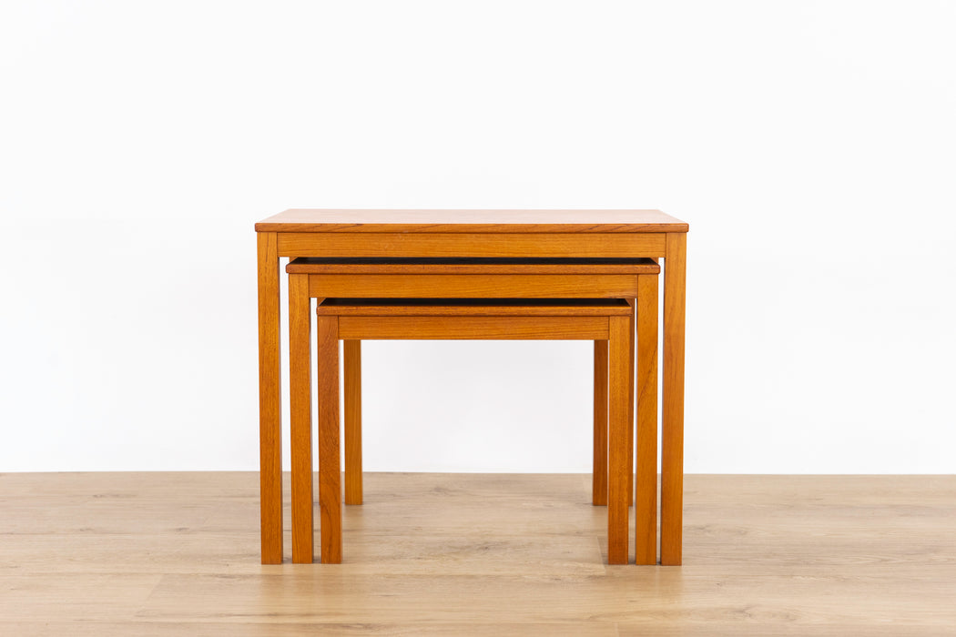Danish Modern Teak Nesting Tables - (D1548)