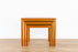 Danish Modern Teak Nesting Tables - (D1548)