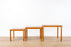Danish Modern Teak Nesting Tables - (D1548)