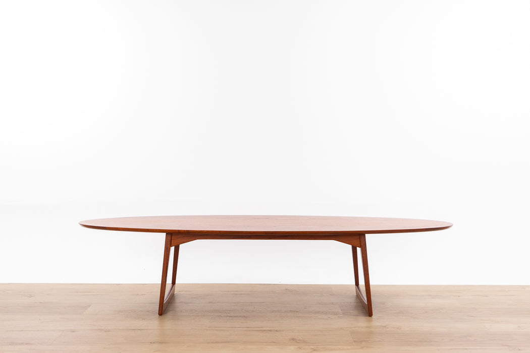 Danish Modern Teak Coffee Table - (D1589)