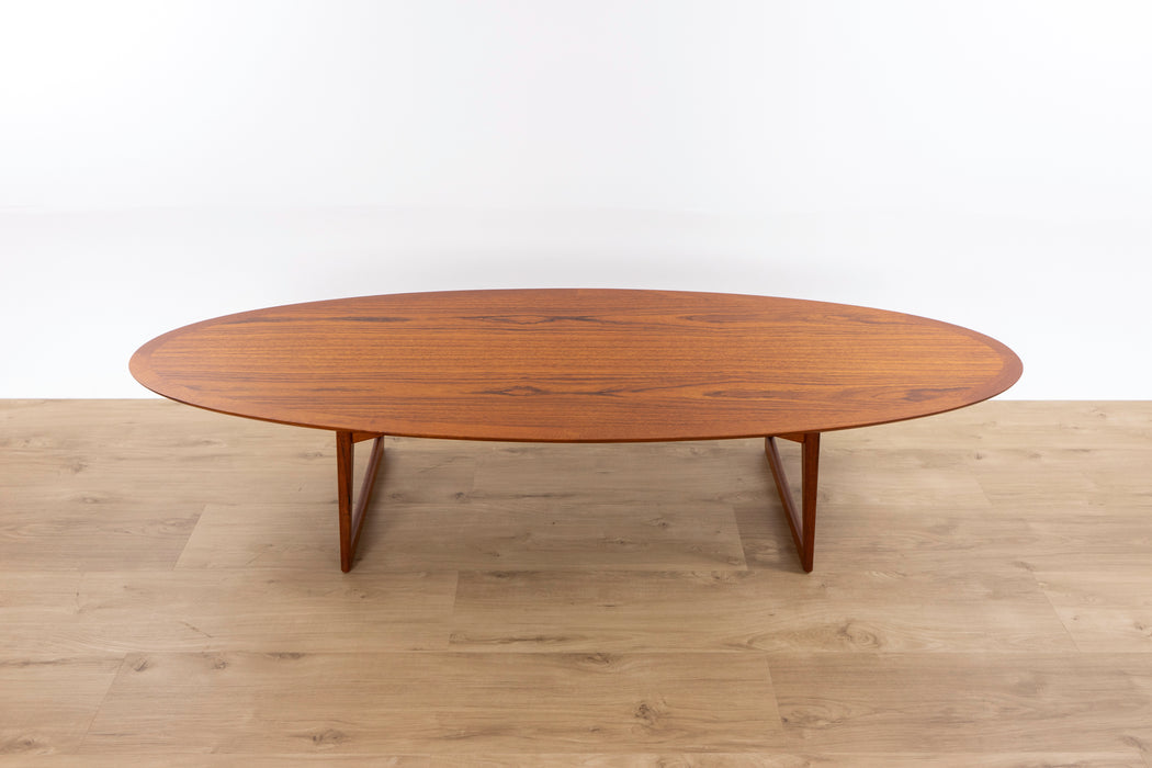 Danish Modern Teak Coffee Table - (D1589)
