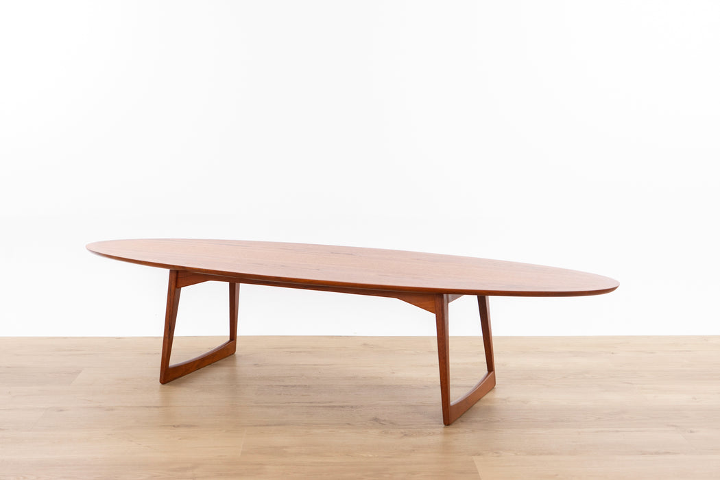 Danish Modern Teak Coffee Table - (D1589)