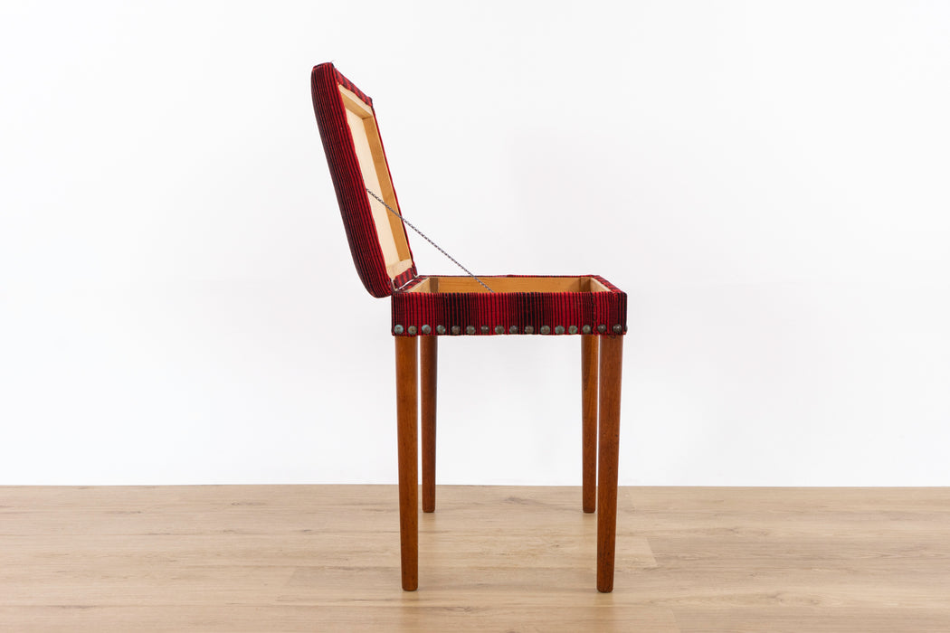 Mid-Century Modern Teak Piano Bench - (325-255)