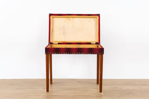 Mid-Century Modern Teak Piano Bench - (325-255)