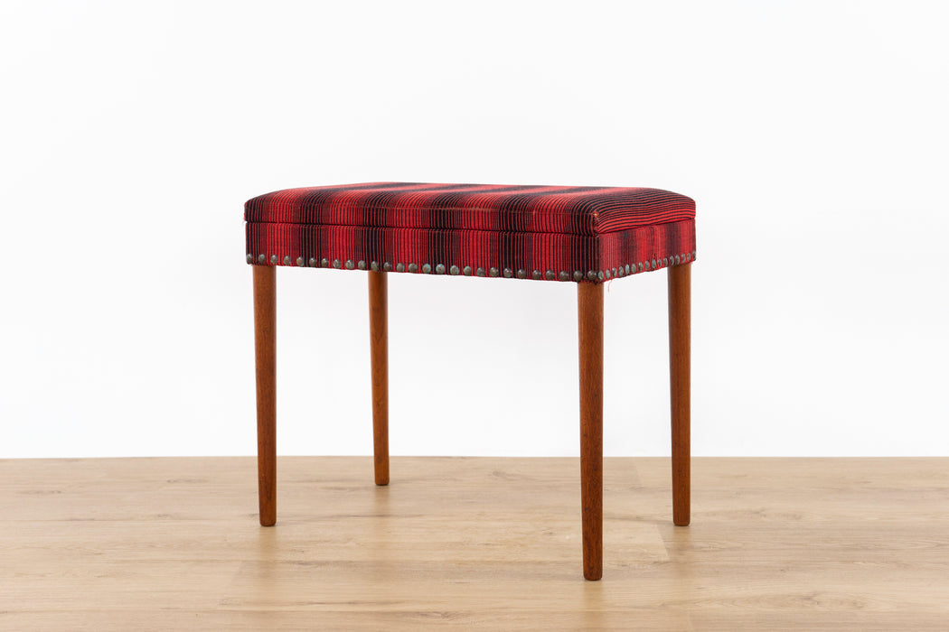 Mid-Century Modern Teak Piano Bench - (325-255)