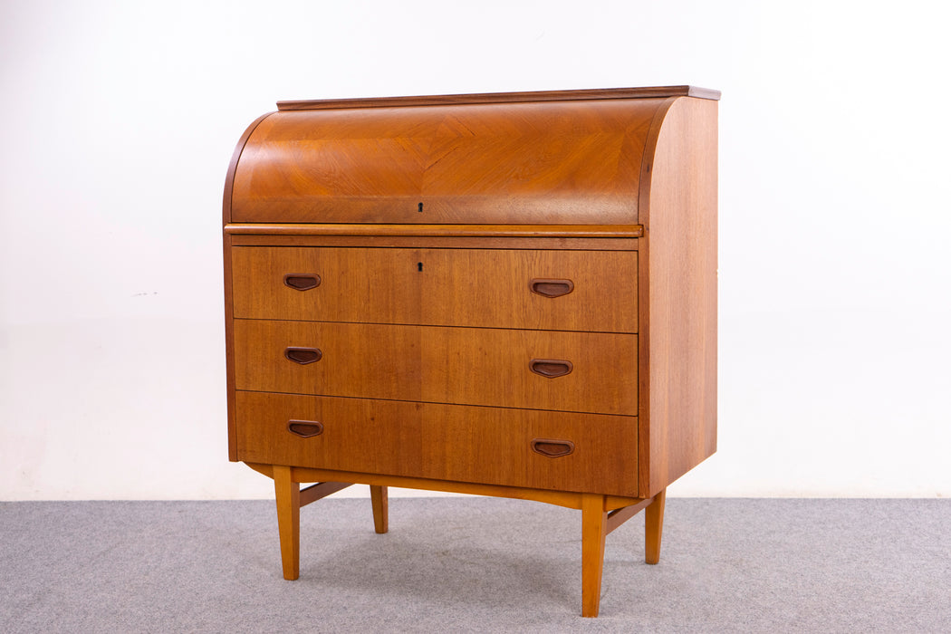 Swedish Mid-Century Teak Secretary Desk by Egon Østergaard - (326-027)