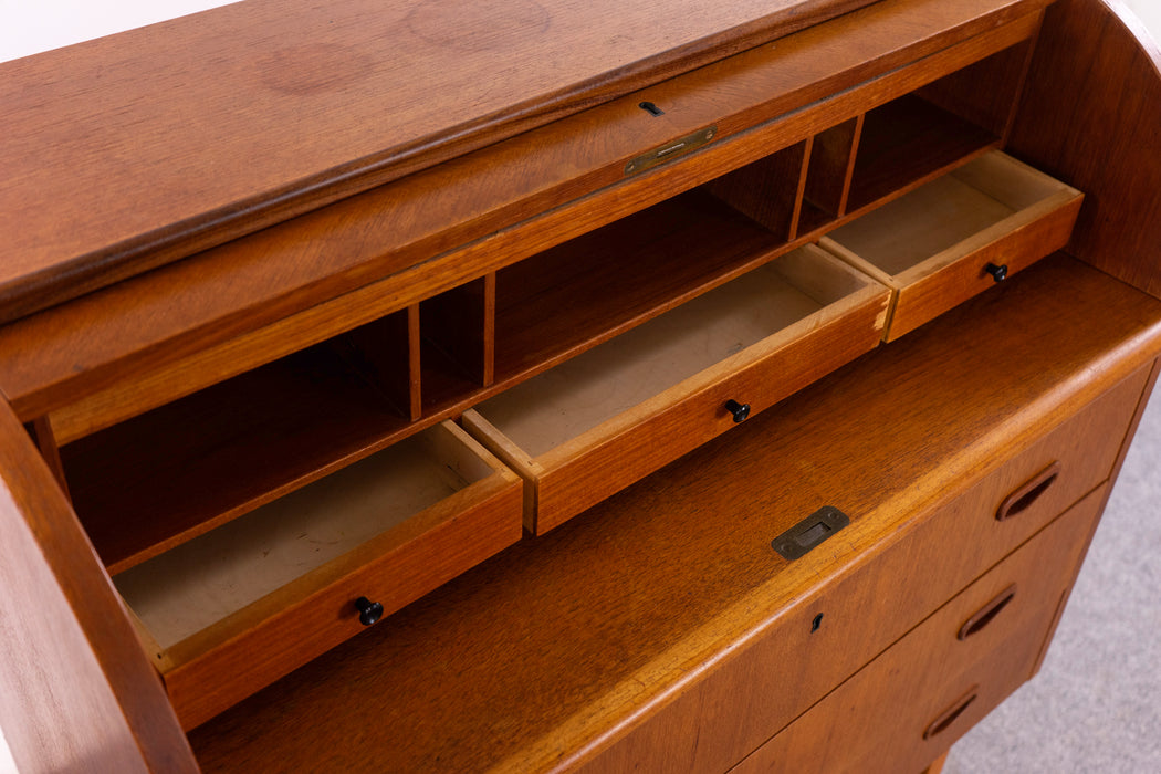 Swedish Mid-Century Teak Secretary Desk by Egon Østergaard - (326-027)