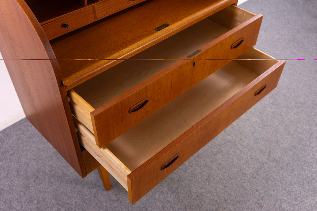Swedish Mid-Century Teak Secretary Desk by Egon Østergaard - (326-027)