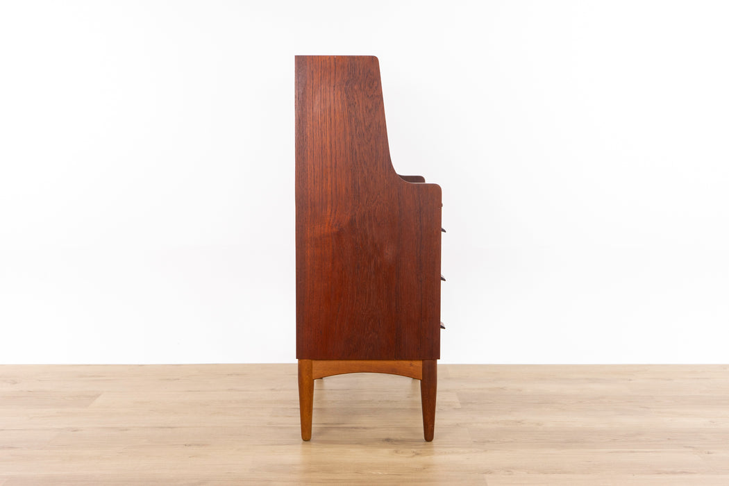 Danish Modern Teak Secretary Desk - (327-170)