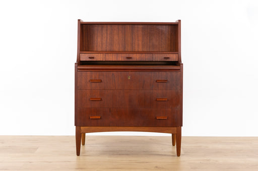 Danish Modern Teak Secretary Desk - (327-170)