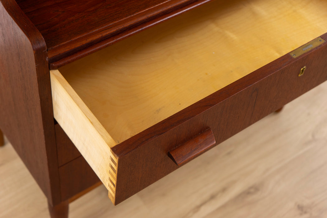 Danish Modern Teak Secretary Desk - (327-170)