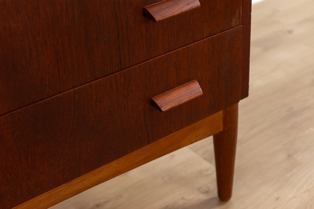 Danish Modern Teak Secretary Desk - (327-170)