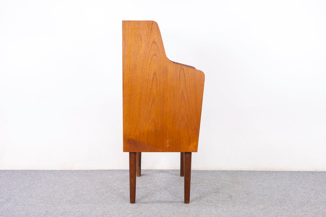 Danish Mid-Century Teak Secretary Desk - (327-130)