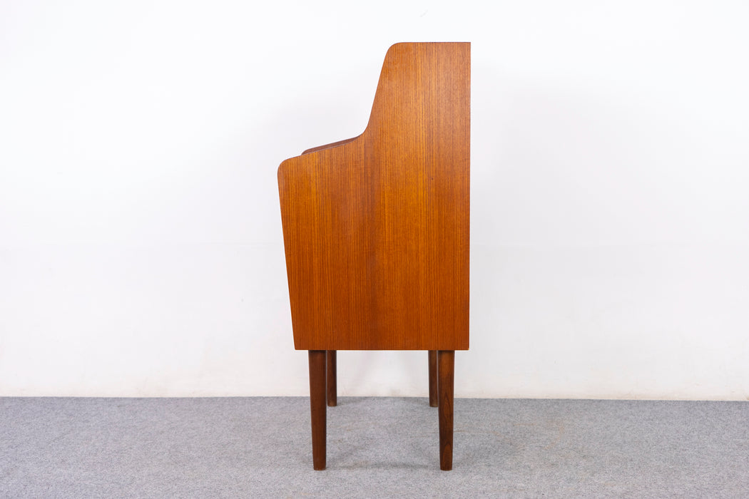 Danish Mid-Century Teak Secretary Desk - (327-130)