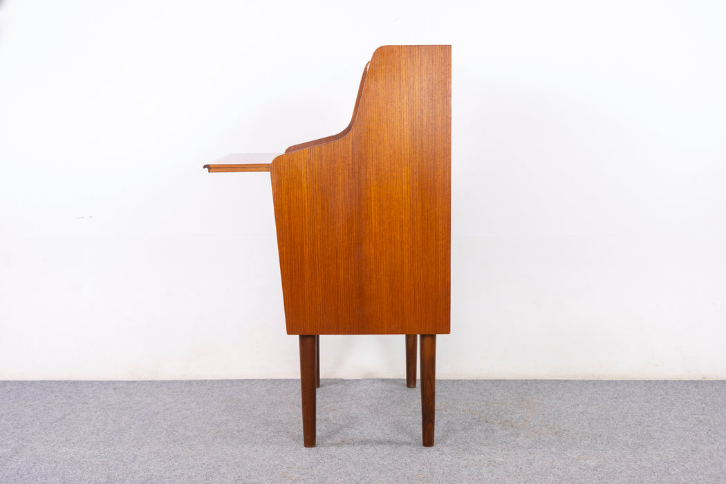 Danish Mid-Century Teak Secretary Desk - (327-130)